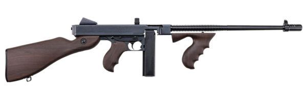 THOMPSON T1B 1927A-1 DELUXE 45 ACP, 16.50" Barrel, 20+1 STICK MAGAZINE, BLUED METAL FINISH, WALNUT REMOVABLE FIXED STOCK & WOOD GRIP