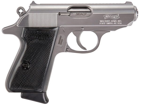 WALTHER PPK/S .380ACP 7+1, 3.30" STAINLESS BARREL